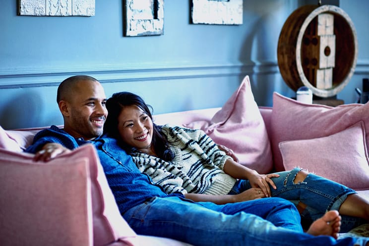 couple on couch